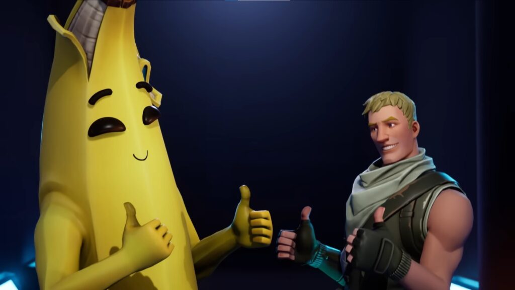fortnite peely thumbs up
